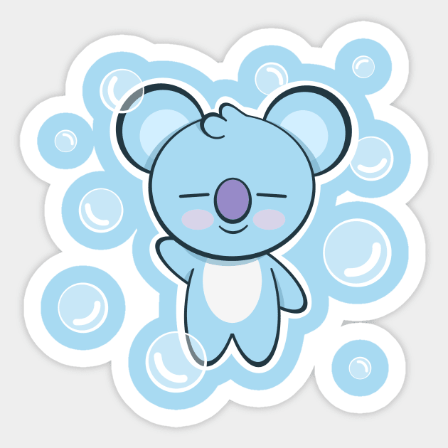 Koala bear Sticker by TASCHE